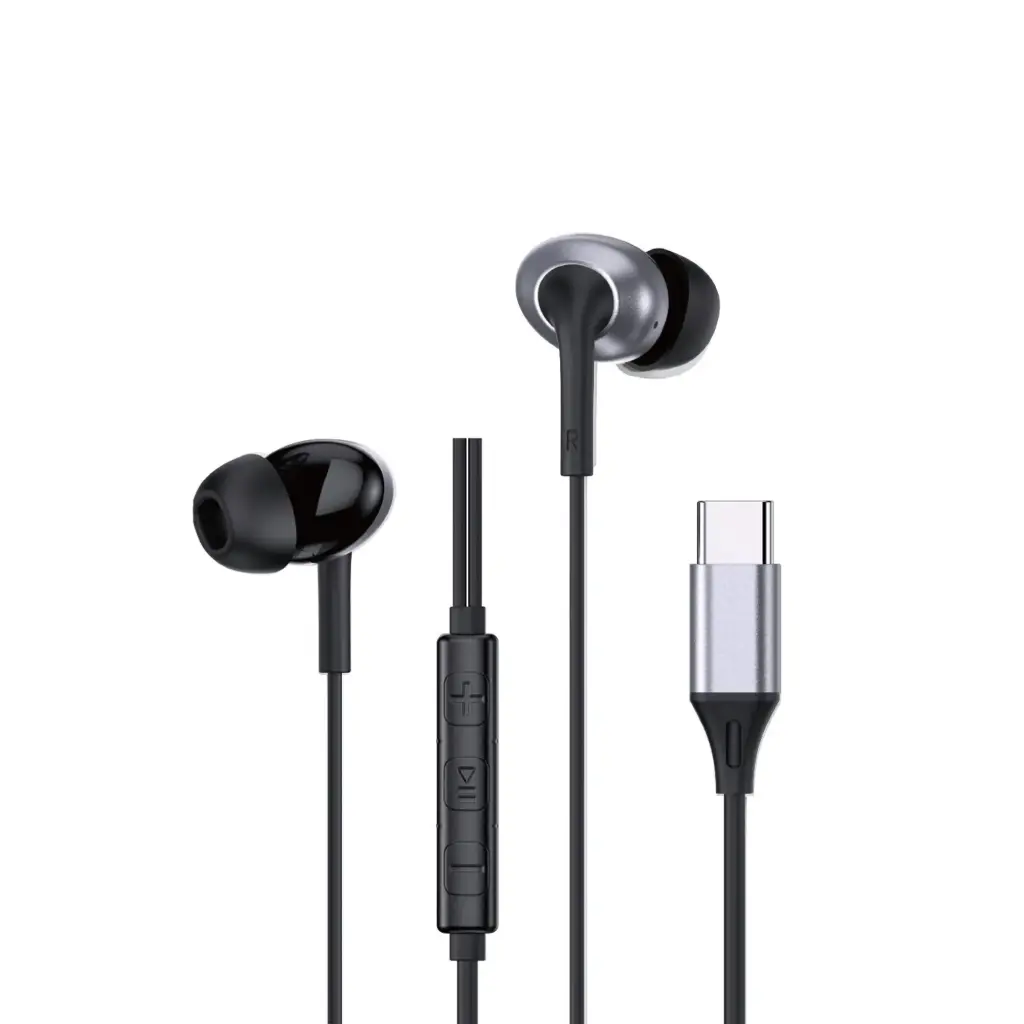 Wiwu EB318 Type-C Earbuds Black