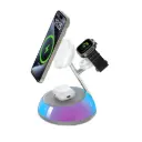 شاحن لاسلكي Wiwu Wi-W036 Aurora Qi2‏ 3 في 1