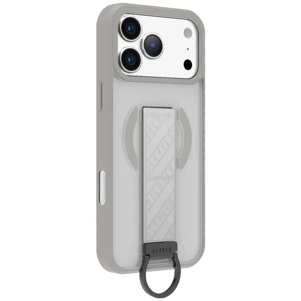 Levelo Morphix Clara Grip Case for iPhone 17 Pro SLV