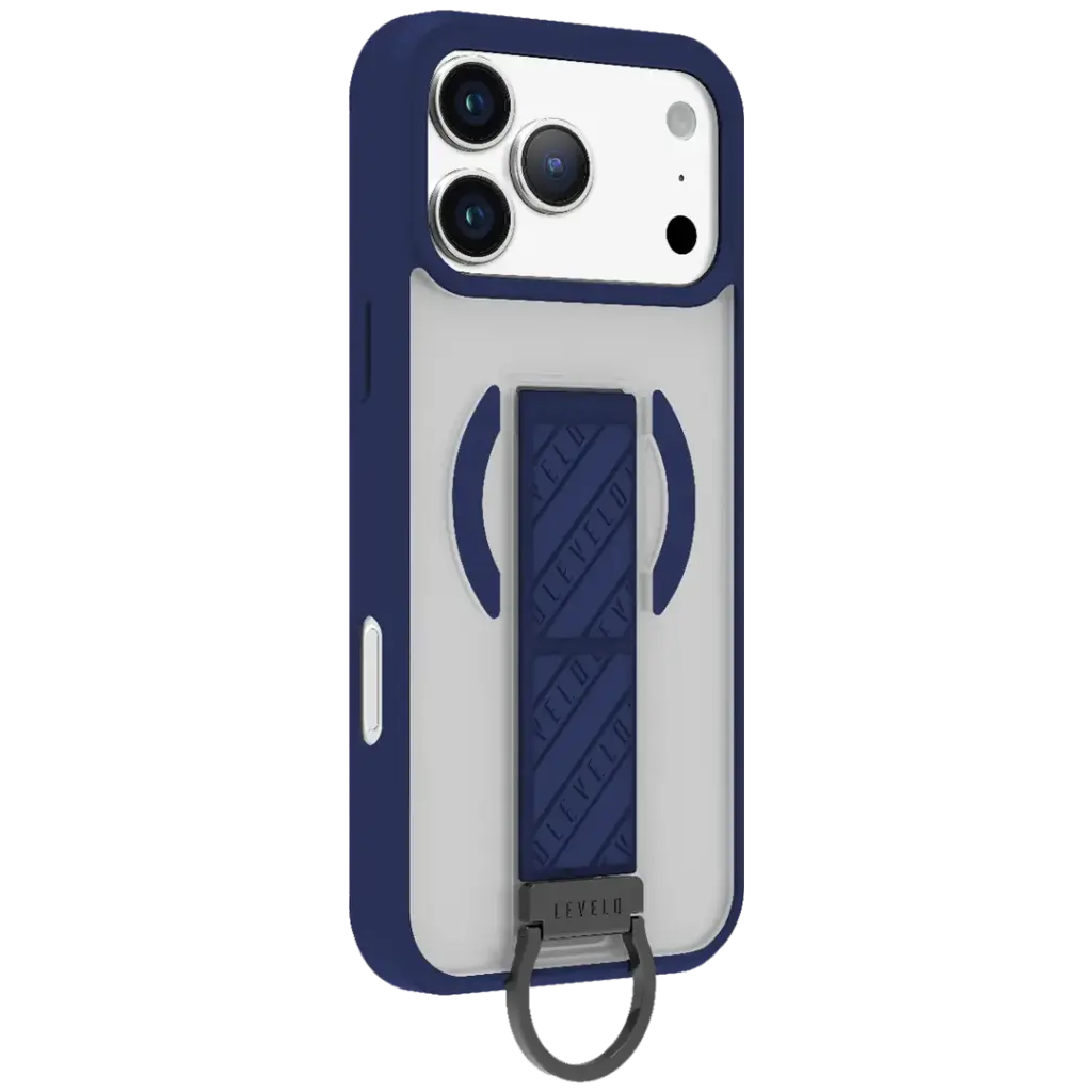 Levelo Morphix Clara Grip Case for iPhone 17 Pro BLU