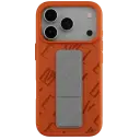 Levelo Morphix Vallo Faux Leather GripStand Case iPhone 17 Pro Max ORG GRY