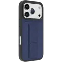 Levelo Morphix Cuero Gripstand Case iPhone 17 Pro BLU