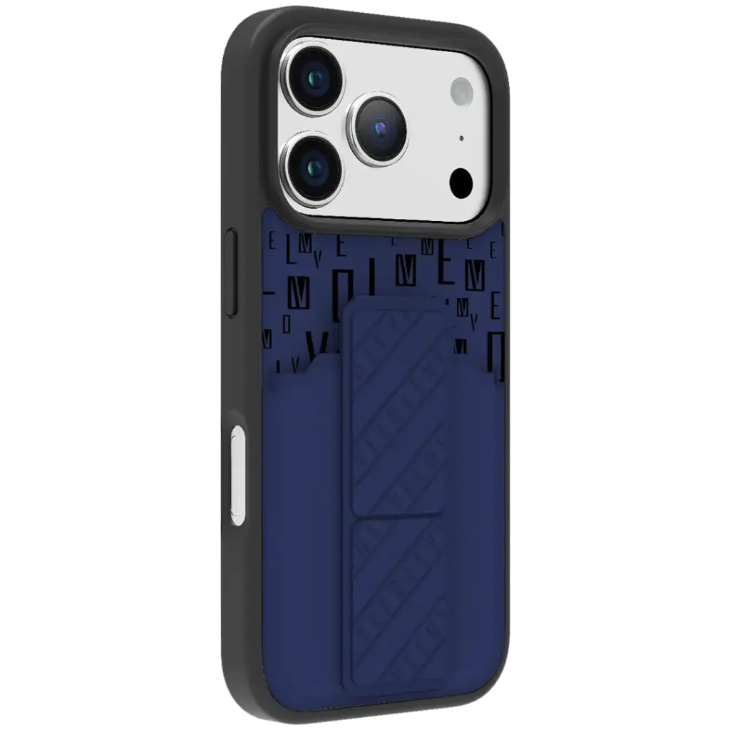 Levelo Morphix Gripstand Case With Cardholder iPhone 17 Pro BLU