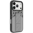 Levelo Morphix Gripstand Case With Cardholder iPhone 17 Pro Max GRY BLK