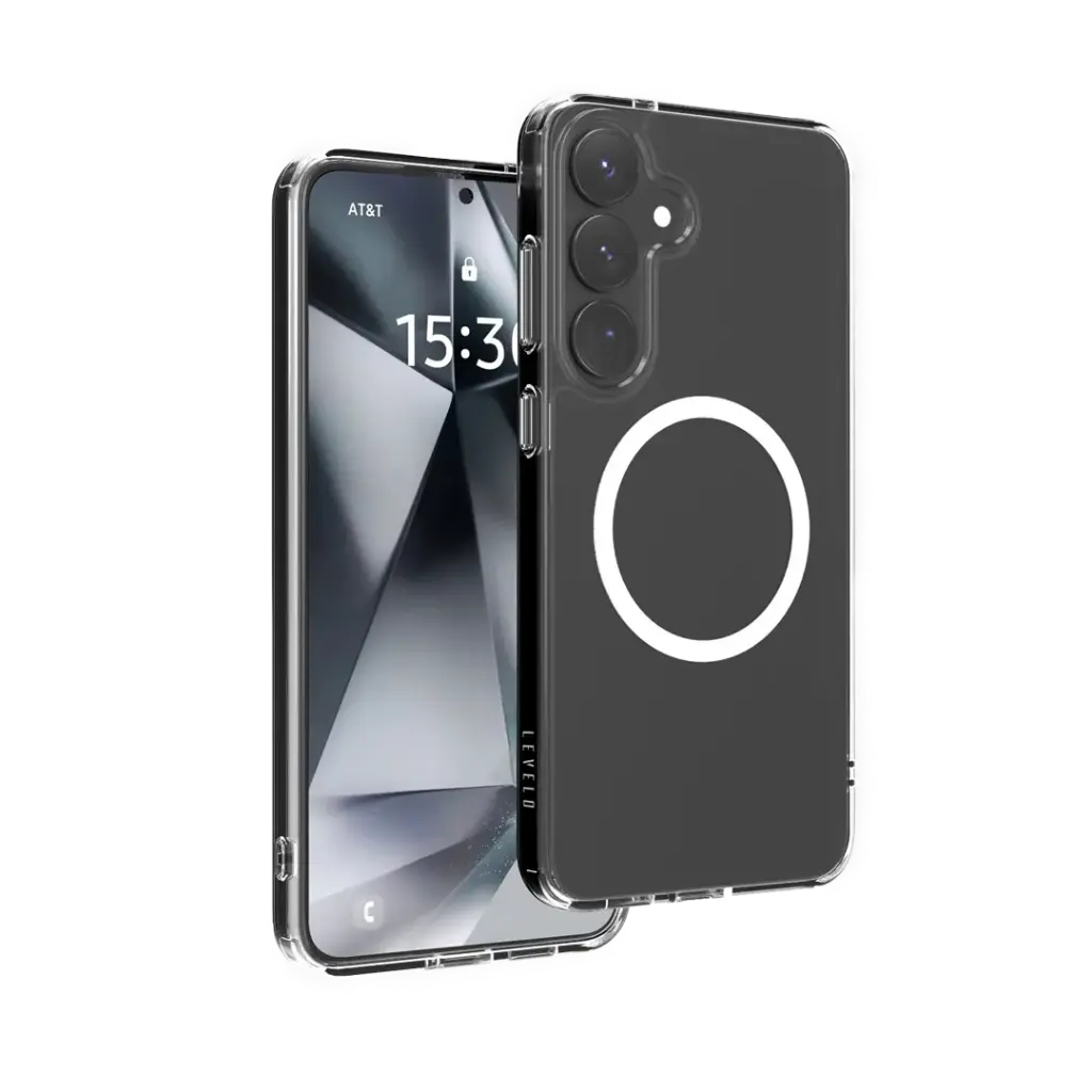 ليفلو – غطاء ماج سيف كلارا لهاتف سامسونج S25 Ultra – أسود