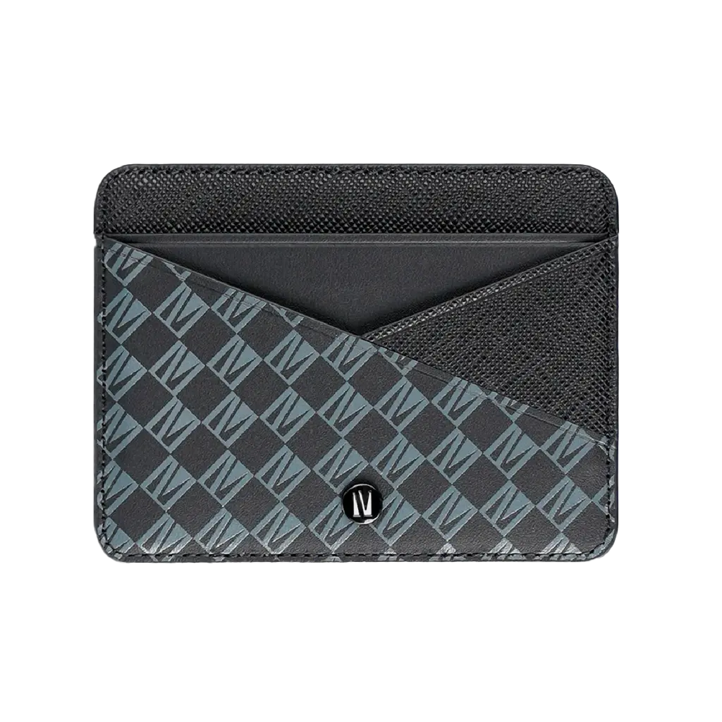 Levelo Tuxedo Monogram Leather Wallet Lifestyle & Smart Devices