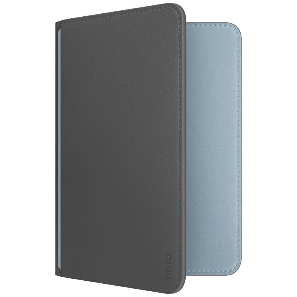 UNIQ BELMONT PASSPORT HOLDER TRACKER RFID-BLOCKING CHARCOAL WASHED BLUE