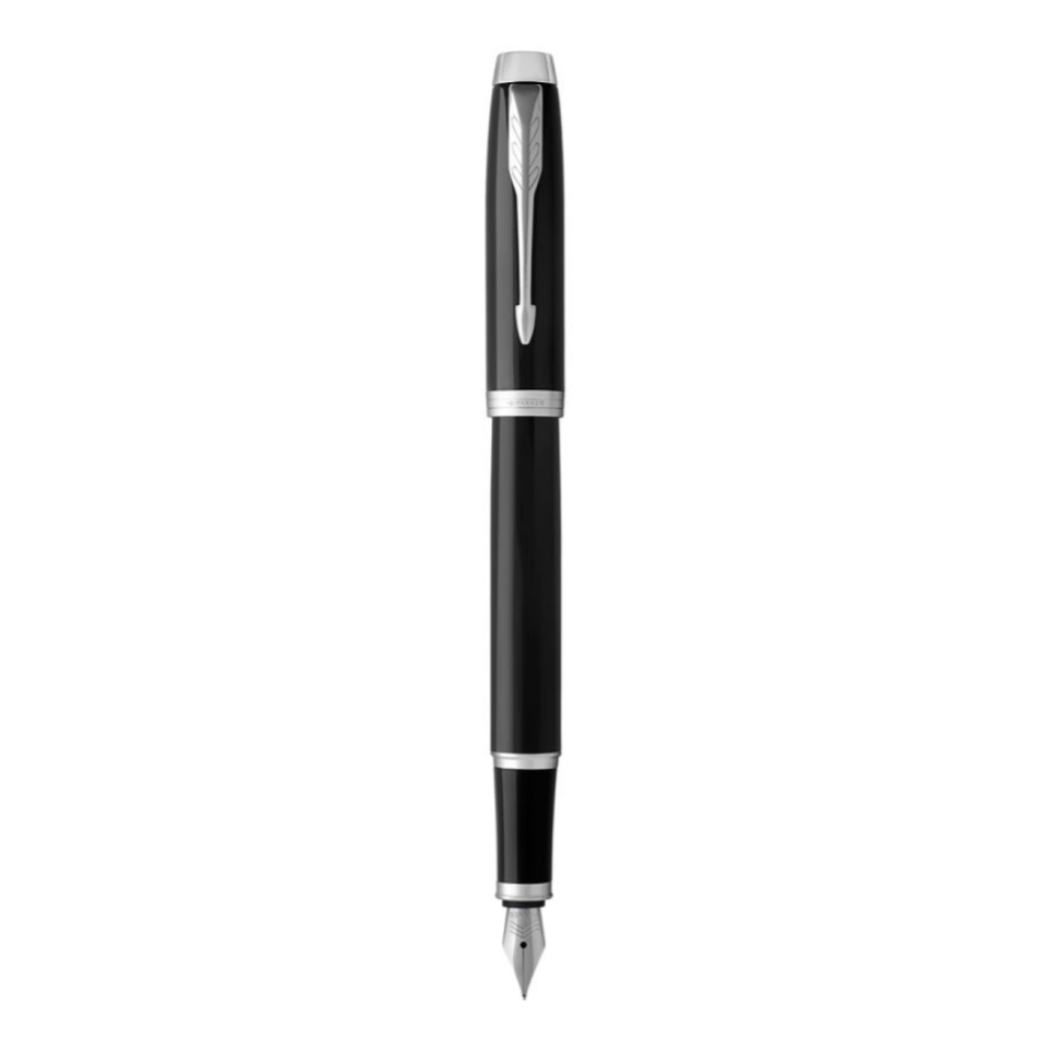 Parker IM Classic Fountain Pen Black & Silver 1931651