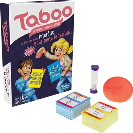 Hasbro Taboo Kids vs Parents Game