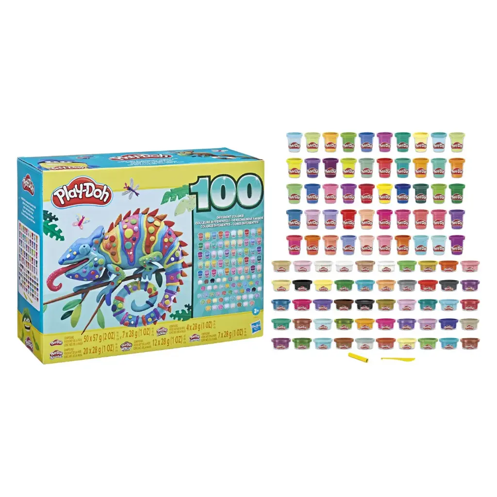 Hasbro Play-Doh Wow! 100-Can Compound Variety Pack