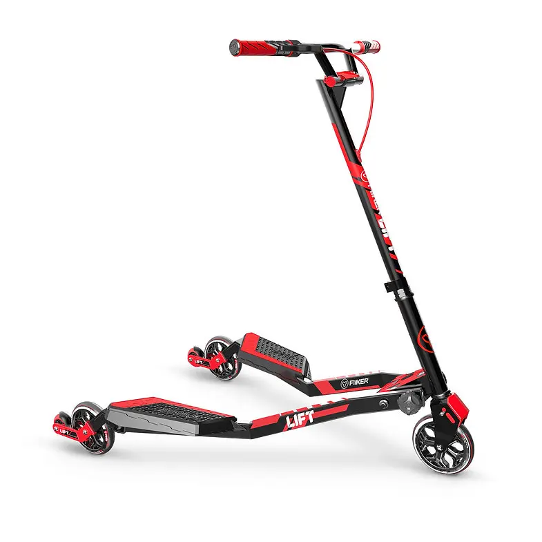 Yvolution Y Fliker L3 Lift Scooter – Black/Red