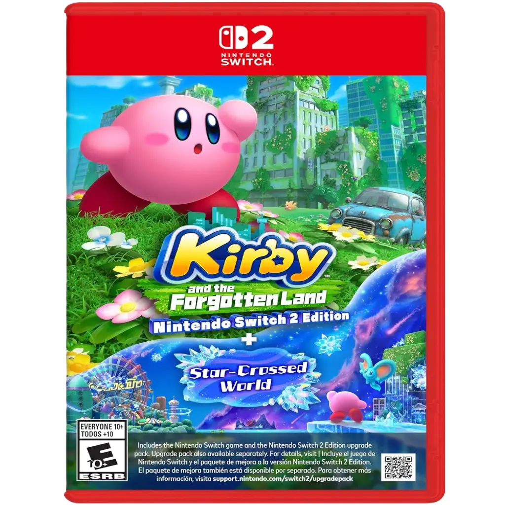 Nintendo Switch 2 Kirby Forgotten Land + Star Crossed - Switch 2