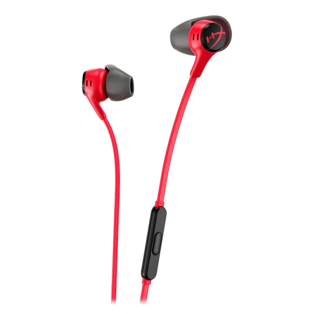 HyperX Cloud II Wired Gaming Earbuds - Red