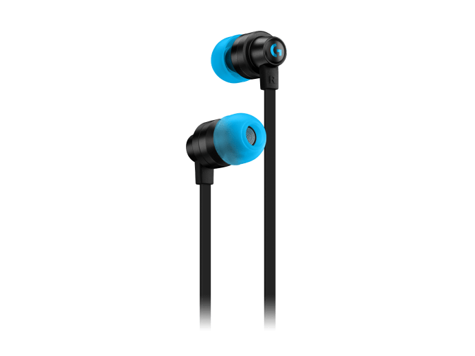 Logitech G333 Gaming Earphones- Black