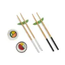 Balvi Sushi set,Oishii,white/black,ceramic