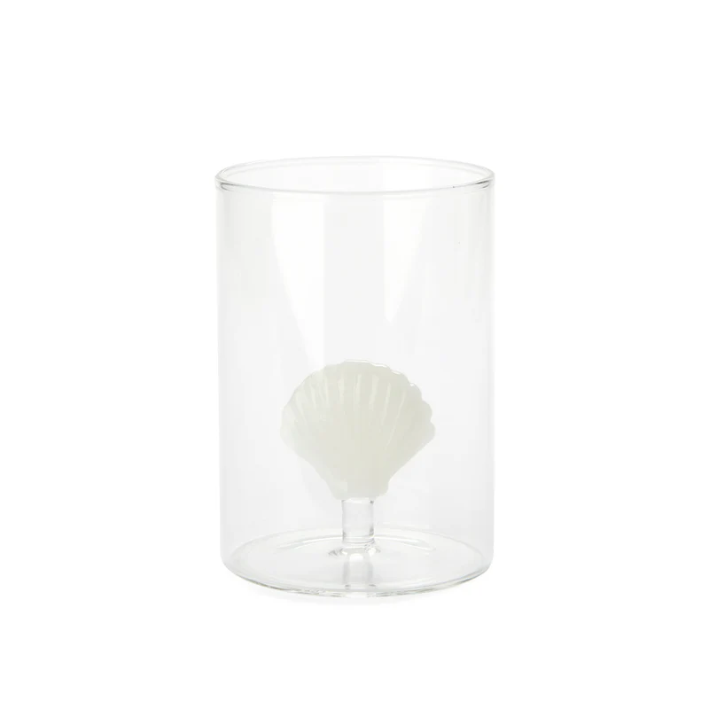 Balvi Glass,Atlantis Shell,white,glass