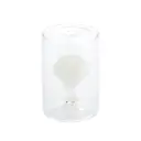 Balvi Salt shaker,Atlantis Shell,white,glass