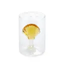 Balvi Salt shaker,Atlantis Shell,yellow,glass