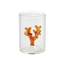 Balvi Salt shaker,Atlantis Coral,amber,glass