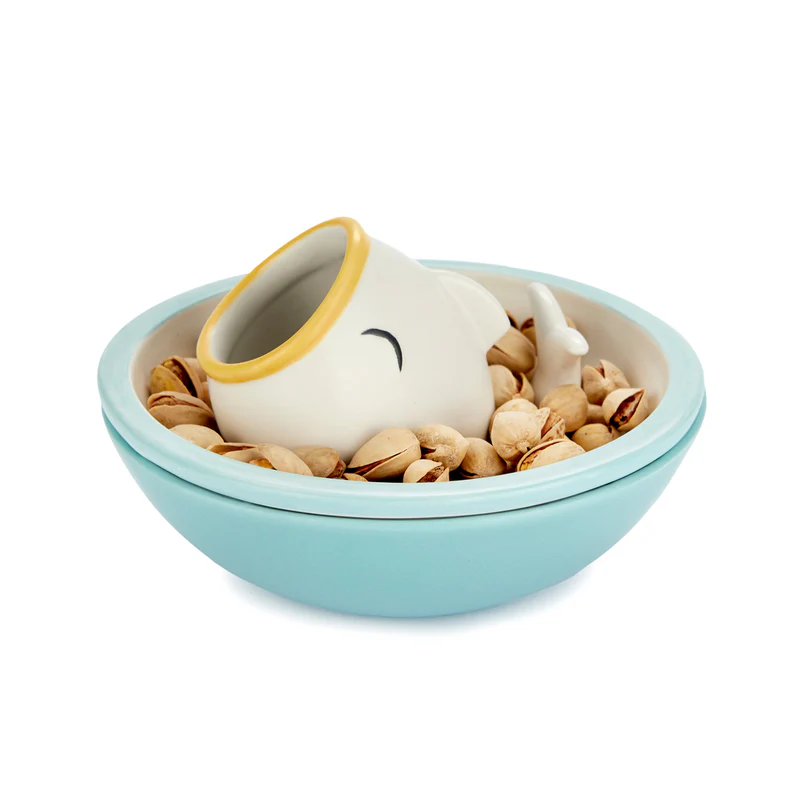 Balvi Snack tray,Hungry Fish,blue,ceramic