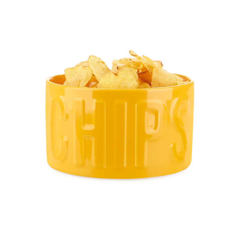 Balvi Snack tray,Chips,yellow,ceramic