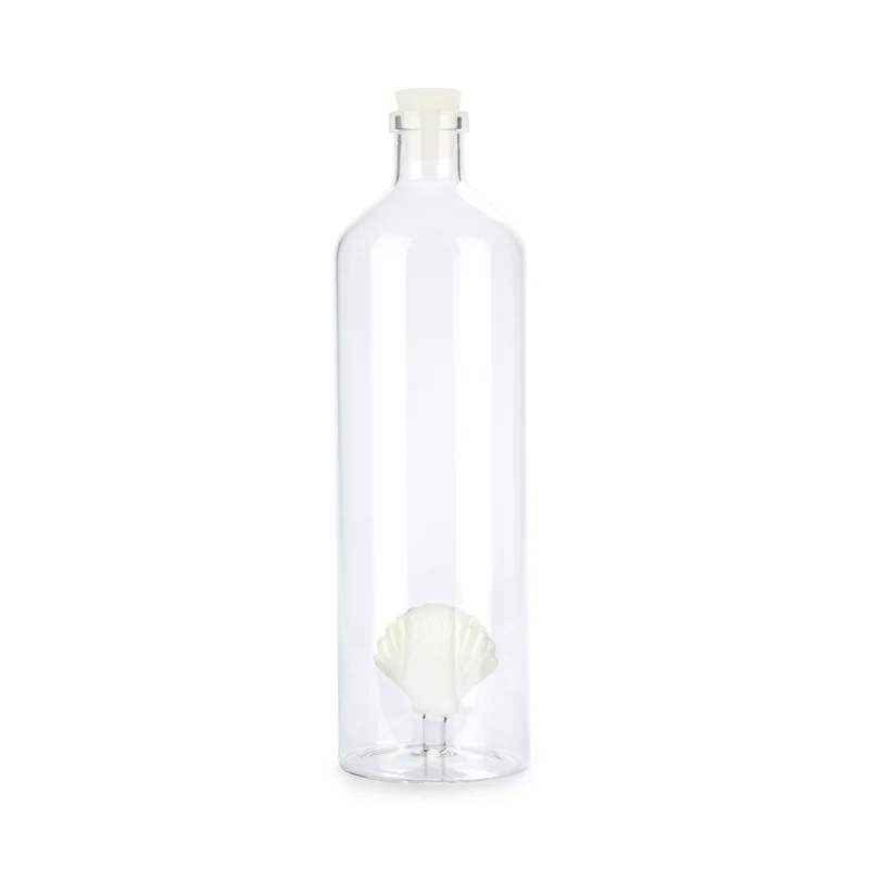 Balvi Bottle,Atlantis Shell,white,1.2 L,glass
