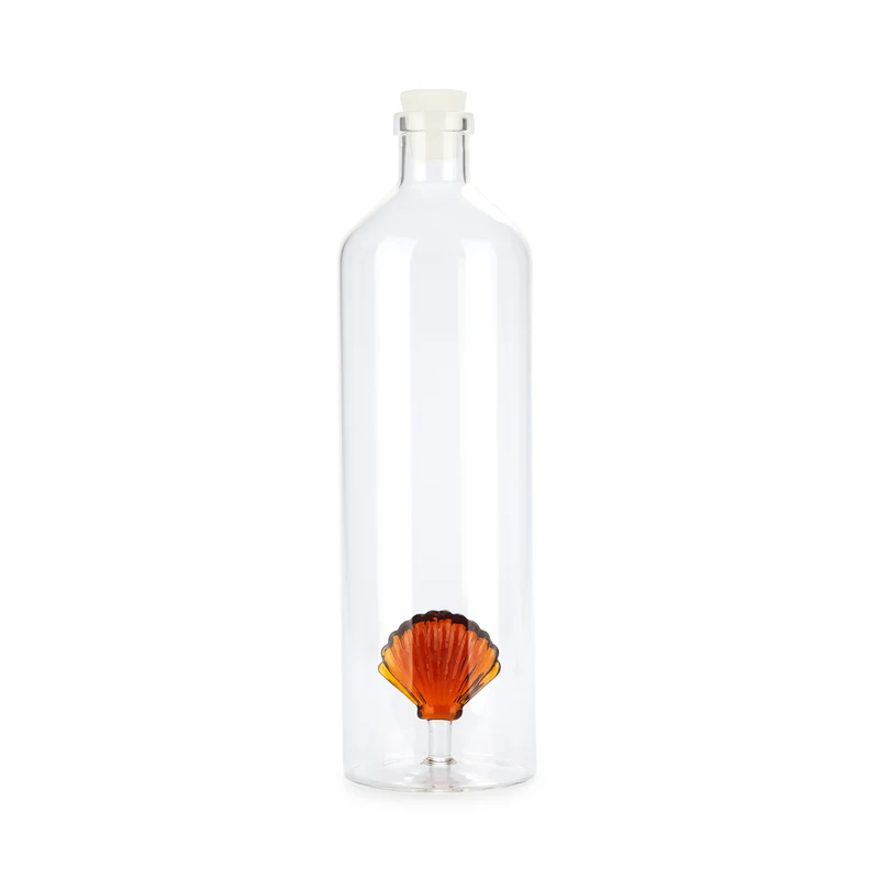 Balvi Bottle,Atlantis Shell,amber,1.2 L,glass