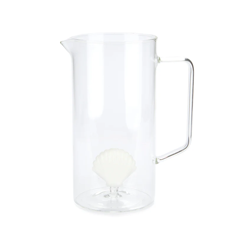 Balvi Jar,Atlantis Shell,white,glass