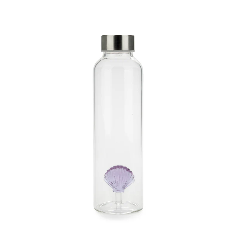 Balvi Bottle,Atlantis Shell,lilac,0.5 L,glass