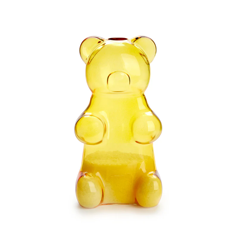 Balvi Sugar bowl,Yummy Bear,yellow,250ml,glass