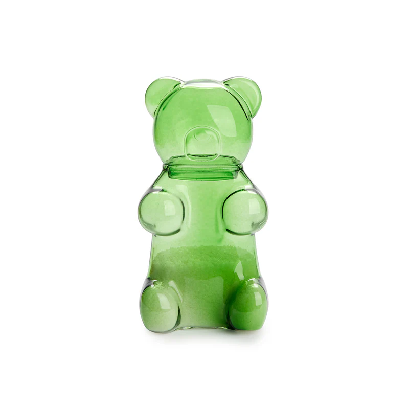 Balvi Sugar bowl,Yummy Bear,green,250ml,glass