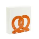 Balvi Napkin holder,Pretzel,brown,metal