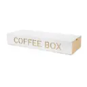 Balvi Coffee Box,blanco,metal/bamboo