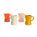 Balvi Coffee cup set,Moka Caramel,assorted colours