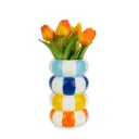 مزهرية بالفي – فلواتس، ألوان متعددة مع الأزرق، سيراميك