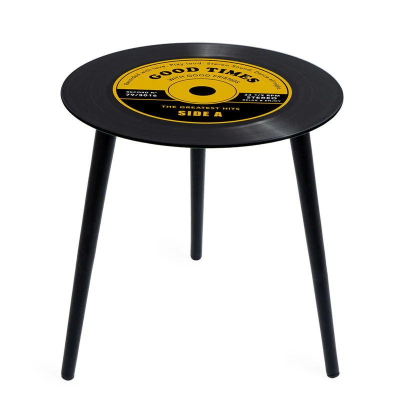 Balvi Side table,Greatest Hits,yellow,40 cm