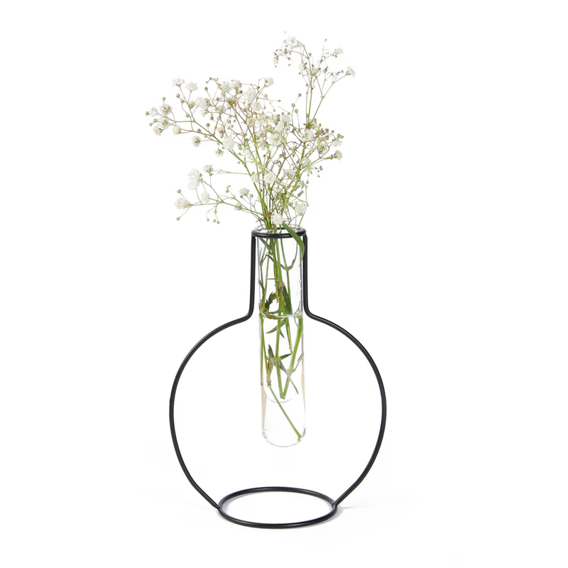 Balvi Vase,Round Silhouette,black