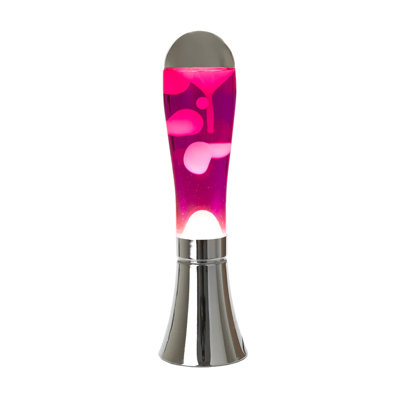 Balvi Lava lamp,Magma,silver/pink,aluminium