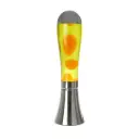 Balvi Lava lamp,Magma,silver/yellow,aluminium
