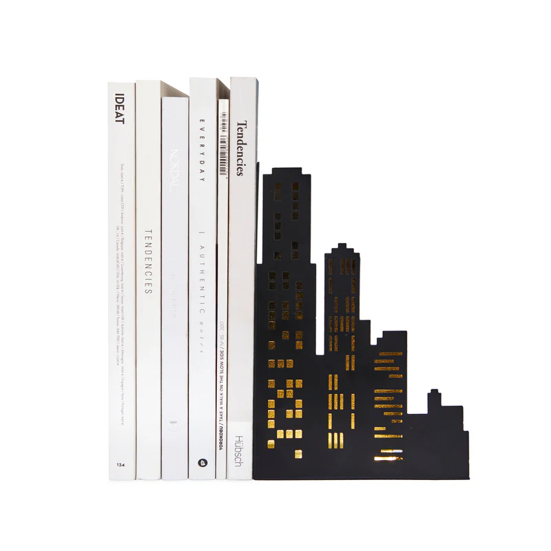 Balvi Bookend,City Lights,black,with light,2xAA