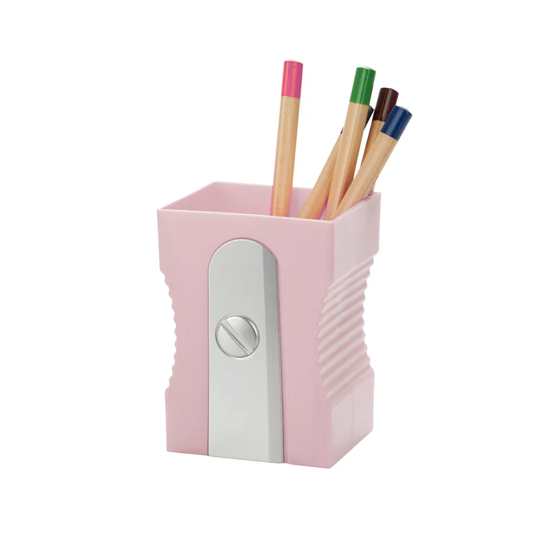 Balvi Pen holder,Sharpener,light pink,plastic