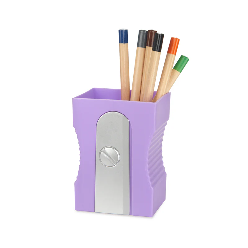 Balvi Pen holder,Sharpener,mauve,plastic