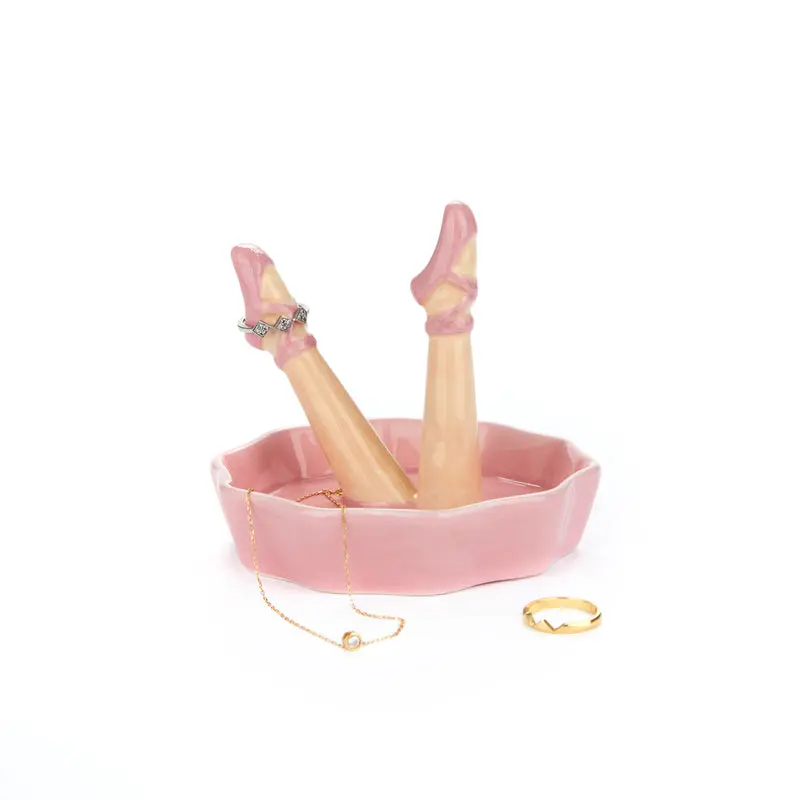 Balvi Ring holder,Happy Legs Dance,ceramic