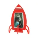 Balvi Photo frame,Rocket,red,metal