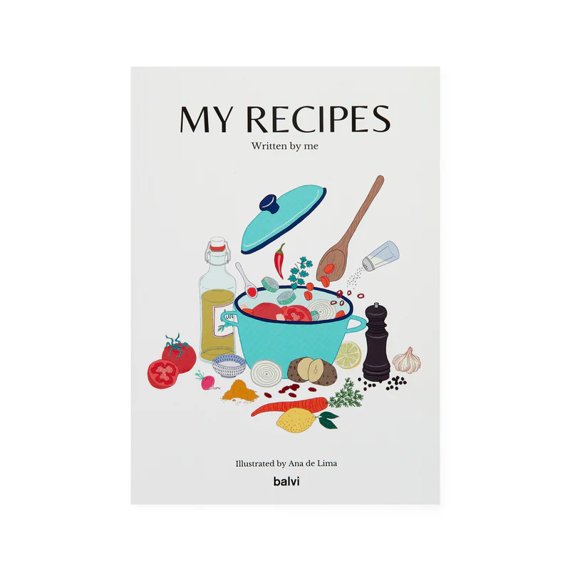 Balvi Notebook,My Recipes,A5,paper