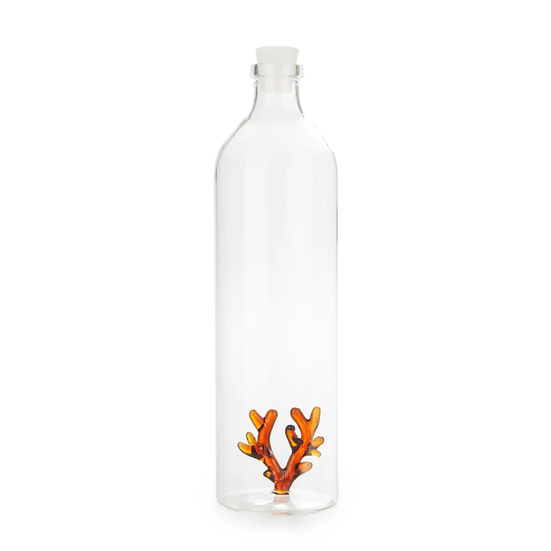Balvi Bottle,Atlantis Coral,1.2 L,amber,glass