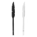 Kikkerland PEN FEATHER BLACK/WHITE ASSORTED - Y900