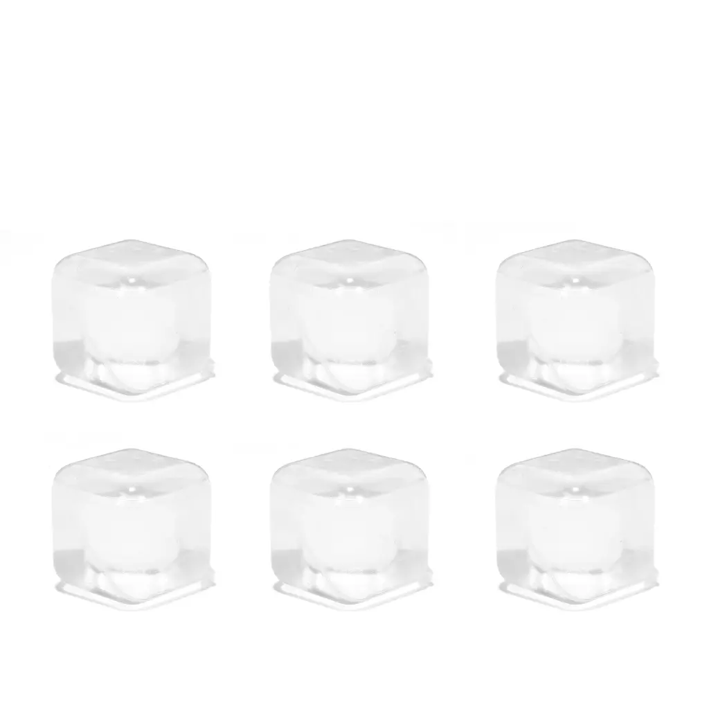 CLEAR REUSABLE ICE CUBES S/30