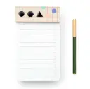 Kikkerland Desk Jotter Pad & Pen-FSC MIX 70%