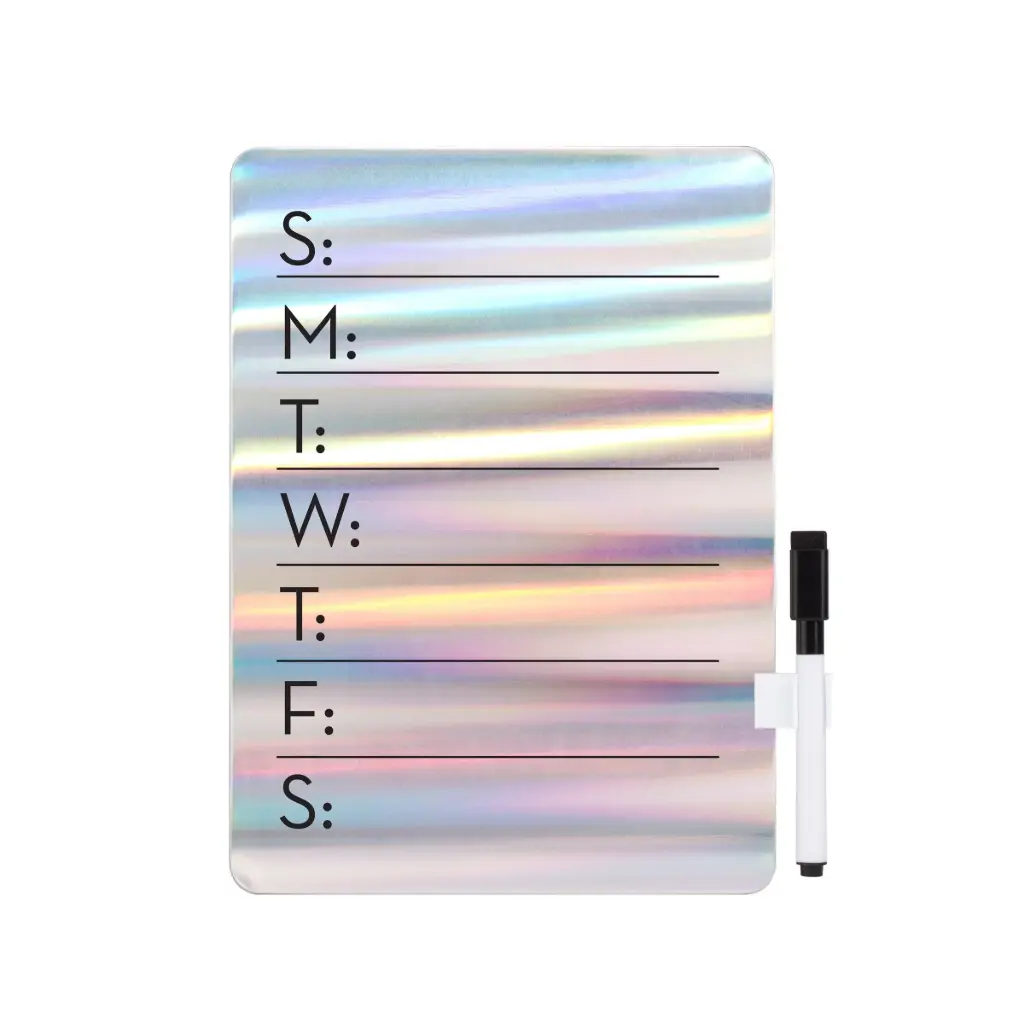 Kikkerland IRIDESCENT DRY ERASE BOARD